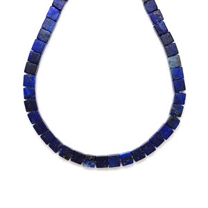 Lapis lazuli kocka 4-5mm � ékszerkészítő alapanyag (füzér), Kellékek & szerszámok, Ásvány alapanyag, Ásványfüzér, , MESKA