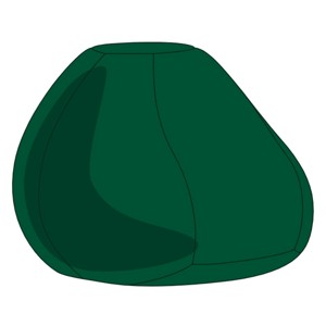 Zöld Babzsák Puff Huzat, Otthon & Életmód, Bútor, Babzsák huzat, Babzsák, , MESKA