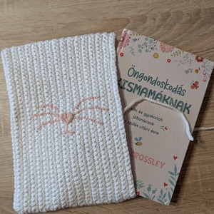 Horgolt cicás könyvtok, Könyv & Zene, Könyvtok, Hímzés, Horgolás, MESKA