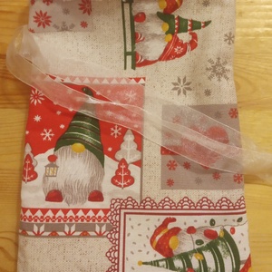 Mikulás zsákocska S1. - karácsony - mikulás - mikulás zsák - Meska.hu