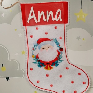 Mikulás csizma, Karácsony, Mikulás, Mikulás zsák, Varrás, MESKA