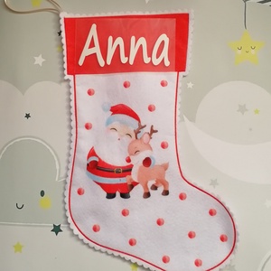 Mikulás csizma, Karácsony, Mikulás, Mikulás zsák, Varrás, MESKA