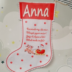 Mikulás csizma - Meska.hu