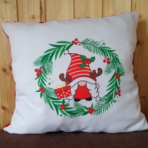 Díszpárna - Karácsonyi manós - otthon & életmód - babaszoba, gyerekszoba - gyerek díszpárna - Meska.hu