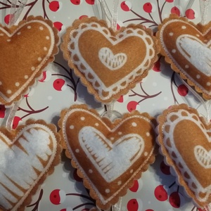 Karácsonyfadísz - Mézeskalács - karácsony - karácsonyi lakásdekoráció - karácsonyfadíszek - Meska.hu