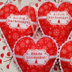 Karácsonyfadísz - feliratos - karácsony - karácsonyi lakásdekoráció - karácsonyfadíszek - Meska.hu