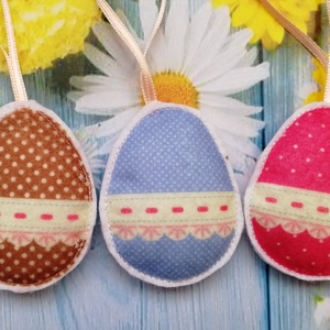 Húsvéti dísz - mintás tojik - otthon & életmód - dekoráció - fali és függő dekoráció - függődísz - Meska.hu