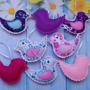 Húsvéti dísz - madárka - otthon & életmód - dekoráció - fali és függő dekoráció - függődísz - Meska.hu