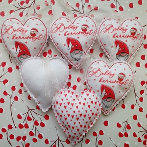 Karácsonyfadísz - Boldog karácsonyt - manós - karácsony - karácsonyi lakásdekoráció - karácsonyfadíszek - Meska.hu