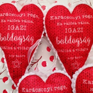 Karácsonyfadísz - Ady idézet - karácsony - karácsonyi lakásdekoráció - karácsonyfadíszek - Meska.hu