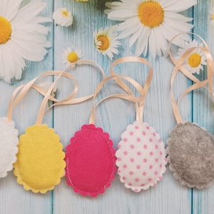 Húsvéti dísz - pöttyös tojik - otthon & életmód - dekoráció - fali és függő dekoráció - függődísz - Meska.hu