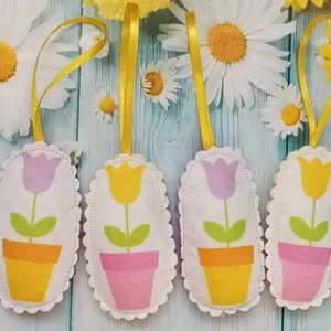 Húsvéti dísz - tulipánok - Meska.hu