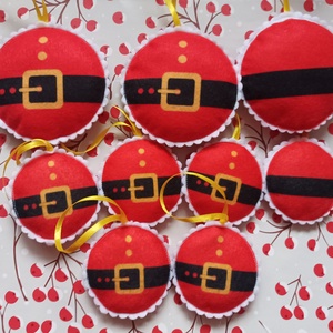 Karácsonyfadísz - Mikulás, Karácsony, Karácsonyi lakásdekoráció, Karácsonyfadíszek, Varrás, MESKA