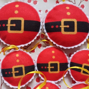 Karácsonyfadísz - Mikulás - karácsony - karácsonyi lakásdekoráció - karácsonyfadíszek - Meska.hu