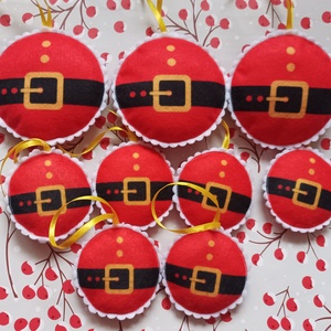 Karácsonyfadísz - Mikulás - karácsony - karácsonyi lakásdekoráció - karácsonyfadíszek - Meska.hu