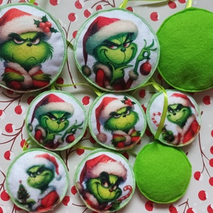 Karácsonyfadísz - Grincs - karácsony - karácsonyi lakásdekoráció - karácsonyfadíszek - Meska.hu