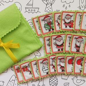 Memória játék - Mikulás, Játék & Sport, Készségfejlesztő és Logikai játék, Memória játékok, Varrás, MESKA