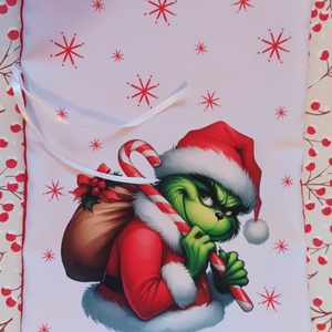 Mikulás zsák/Grincs, Karácsony, Mikulás, Mikulás zsák, Varrás, MESKA