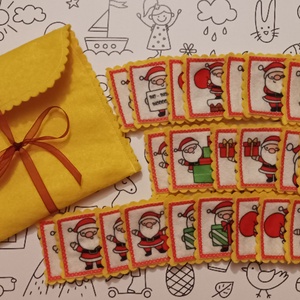 Memória játék - Mikulás - játék & sport - készségfejlesztő és logikai játék - memória játékok - Meska.hu