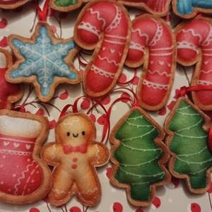 Karácsonyfadísz - Mézeskalács - karácsony - karácsonyi lakásdekoráció - karácsonyfadíszek - Meska.hu