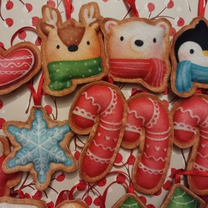 Karácsonyfadísz - Mézeskalács - karácsony - karácsonyi lakásdekoráció - karácsonyfadíszek - Meska.hu