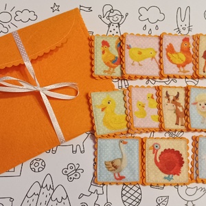 Memória játék - háziállatok, Játék & Sport, Készségfejlesztő és Logikai játék, Memória játékok, Varrás, MESKA