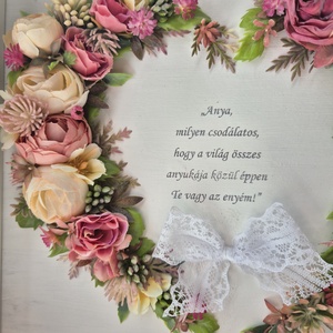 Szeretetdoboz, Esküvő, Emlék & Ajándék, Szülőköszöntő ajándék, Decoupage, transzfer és szalvétatechnika, Virágkötés, MESKA
