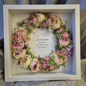 Szeretetdoboz, Esküvő, Emlék & Ajándék, Szülőköszöntő ajándék, Decoupage, transzfer és szalvétatechnika, Virágkötés, MESKA