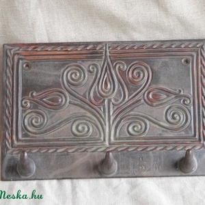 Kerámia kulcstartó - otthon & életmód - dekoráció - fali és függő dekoráció - fali kulcstartó - Meska.hu