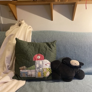 Bárányfelhő vagy viharfelhő - bárány formájú puha párna, Otthon & Életmód, Lakástextil, Párna & Párnahuzat, Díszpárna (belsővel együtt), Varrás, Hímzés, MESKA