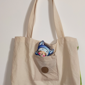 PizsaManó vászontáska plüssel: Cicmirc - játék & sport - plüssállat & játékfigura - plüss mesefigurák - Meska.hu