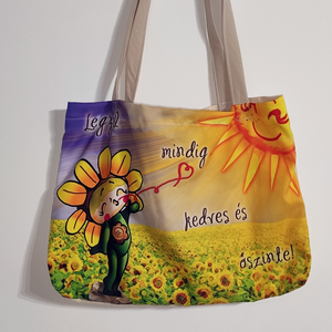 PizsaManó vászontáska plüssel: Naprafiú - játék & sport - plüssállat & játékfigura - plüss mesefigurák - Meska.hu