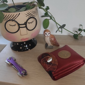 Tűzpáros elementál sok kártyás kártyatartó - Meska.hu