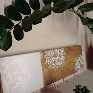 Mandalás fogas - otthon & életmód - bútor - fogas - Meska.hu