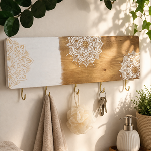 Mandalás fogas, Otthon & Életmód, Bútor, Fogas, Famegmunkálás, MESKA