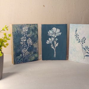 Falikép szett gyöngyház hatással, Otthon & Életmód, Dekoráció, Kép & Falikép, Fából készült kép, Famegmunkálás, Festészet, MESKA