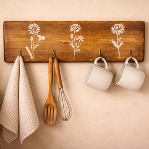 Virágos fogas - Meska.hu