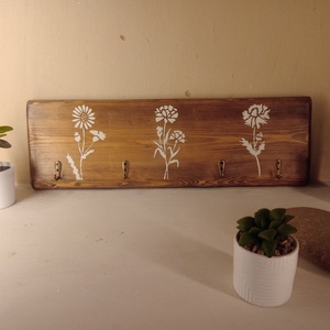 Virágos fogas - otthon & életmód - bútor - fogas - Meska.hu