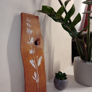 Cseresznyefa falikép  növény mintával - otthon & életmód - dekoráció - kép & falikép - fából készült kép - Meska.hu