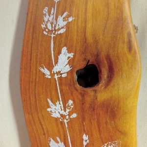 Cseresznyefa falikép  növény mintával - otthon & életmód - dekoráció - kép & falikép - fából készült kép - Meska.hu