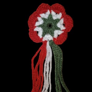 Kokrda, Ékszer, Kitűző és Bross, Horgolás, MESKA