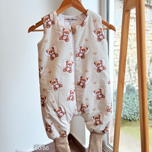 Tipegőhálózsák:maci, 80/86, átmeneti , Ruha & Divat, Babaruha & Gyerekruha, Tipegőhálózsák, Varrás, MESKA