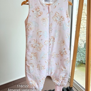 Tipegőhálózsák: rózsaszín erdő, 116/122, átmeneti , Ruha & Divat, Babaruha & Gyerekruha, Tipegőhálózsák, Varrás, MESKA