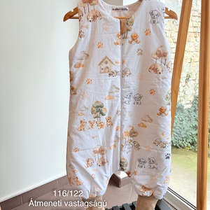 Tipegőhálózsák: kutyakölykök, 116/122, átmeneti , Ruha & Divat, Babaruha & Gyerekruha, Tipegőhálózsák, Varrás, MESKA