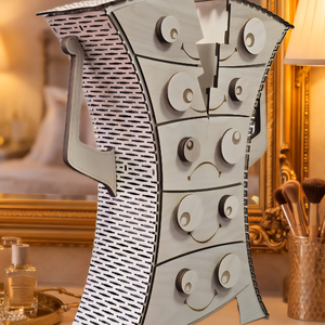 Különleges fa ékszertartó fiókokkal � egyedi design ékszertároló - ékszer - ékszertartó - ékszerdoboz - Meska.hu