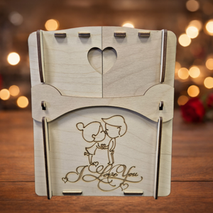 Fa ajándékdoboz bonbonhoz vagy csokoládéhoz � különleges nyíló meglepetés doboz - esküvő - emlék & ajándék - doboz - Meska.hu