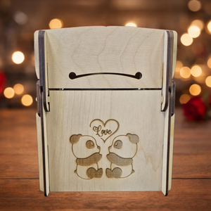 Fa ajándékdoboz bonbonhoz vagy csokoládéhoz � különleges nyíló meglepetés doboz - esküvő - emlék & ajándék - doboz - Meska.hu