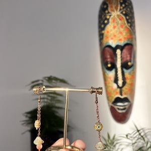Fairy Garden Earring , Ékszer, Fülbevaló, Csillár fülbevaló, Ékszerkészítés, MESKA