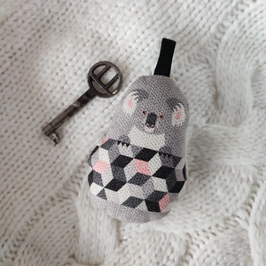 Textil kulcstartó  Koala - táska & tok - kulcstartó & táskadísz - kulcstartó - Meska.hu