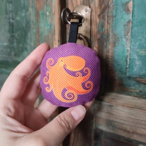 Textil kulcstartó  Polip, Táska & Tok, Kulcstartó & Táskadísz, Kulcstartó, Baba-és bábkészítés, Varrás, MESKA